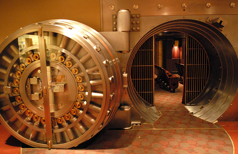 bank vault door